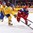 MONTREAL, CANADA - JANUARY 5: Russia's Kirill Kaprizov #7 and Sweden's Lucas Carlsson #23 battle for the puck during bronze medal game action at the 2017 IIHF World Junior Championship. (Photo by Andre Ringuette/HHOF-IIHF Images)

